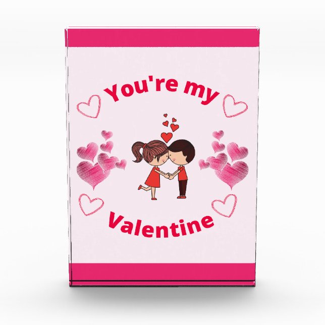 Bloque Para Fotos Eres mi Valentine (Anverso)