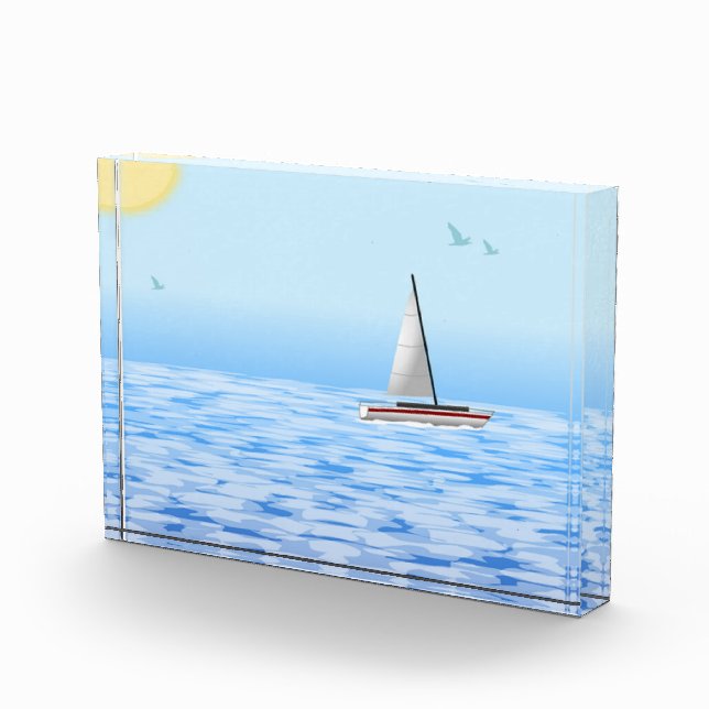 Bloque Para Fotos Escena marítima en barco (Derecha)