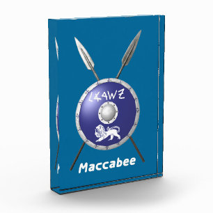 Bloque Para Fotos Escudo Macabee Y Spears