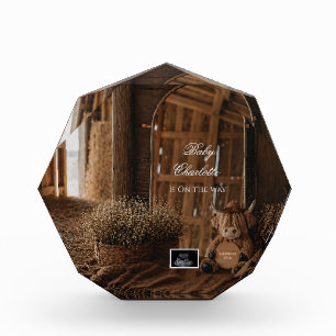 Bloque Para Fotos Espejo de anuncio de embarazo de Western Farm