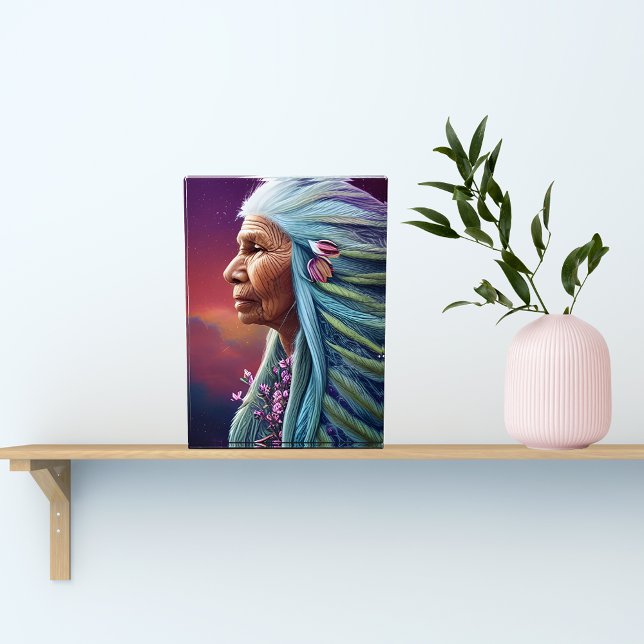 Bloque Para Fotos Espíritu Anciano Nativo Fantasía Arte Digital (Subido por el creador)