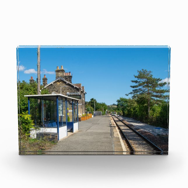 Bloque Para Fotos Estación de ferrocarril de Castleton Moor (Anverso)