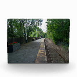 Bloque Para Fotos Estación de Ferrocarril de Colne, Lancashire