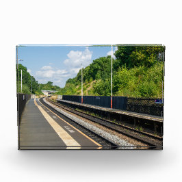 Bloque Para Fotos Estación de ferrocarril de Cottingley, Leeds