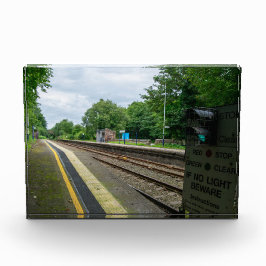Bloque Para Fotos Estación de ferrocarril de Ince and Elton