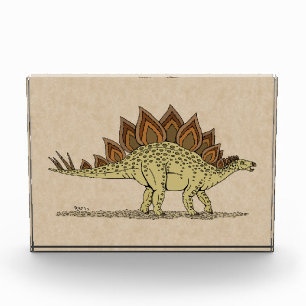 Bloque Para Fotos Estegosaurio de Dinosaurio Jurásico