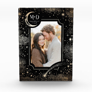 Bloque Para Fotos Estrellas celestes de la luna estrelladas Boda noc