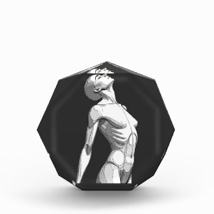 Bloque Para Fotos Ethereal Android - Octagonal Acrylic Art Block