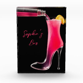 Bloque Para Fotos Exhibidor de Stiletto y Cocktail-Bar