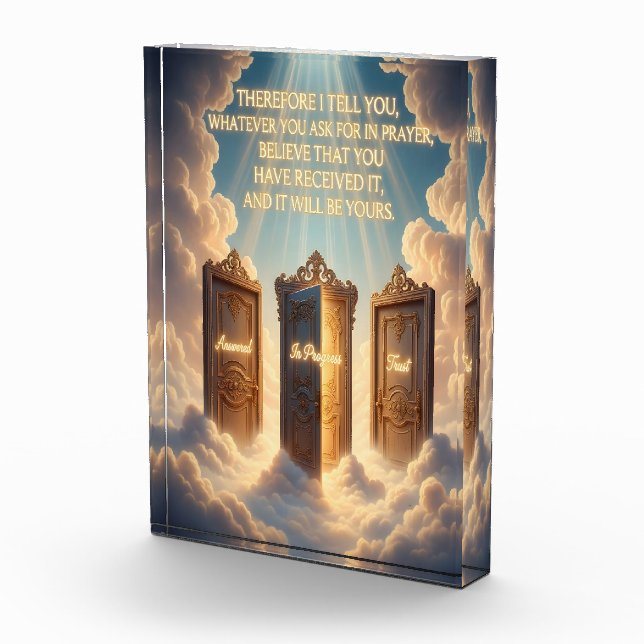 Bloque Para Fotos Faith Framed Photo Block For Encouragement (Derecha)