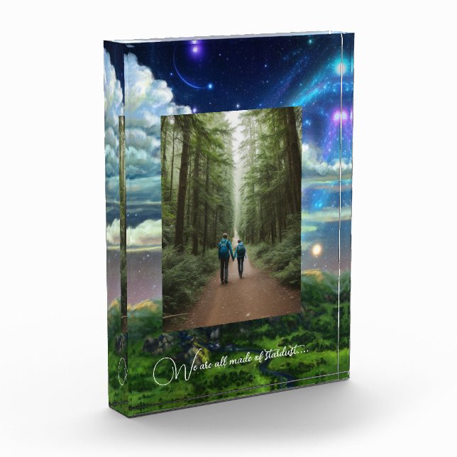 Bloque Para Fotos Fantasía de galaxia de estrellas Cosmis (Izquierda)