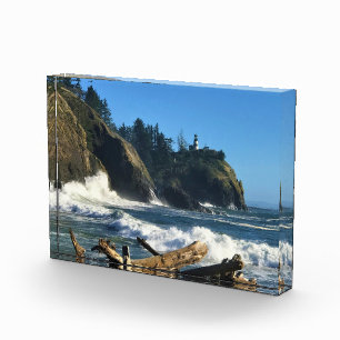 Bloque Para Fotos Faro de decepción del Cabo, Washington