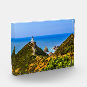 Bloque Para Fotos Faro de Nugget Point, Nueva Zelanda
