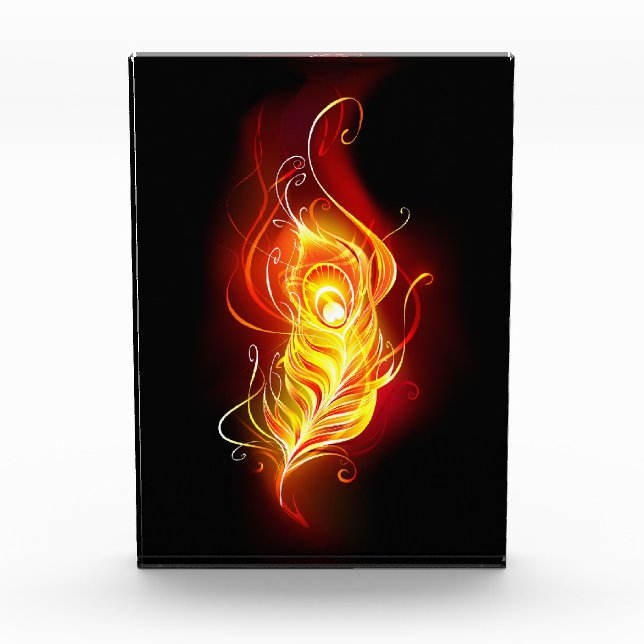 Bloque Para Fotos Feather Peacock (Anverso)