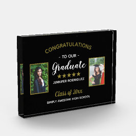 Bloque Para Fotos Felicitaciones Graduado Personalizado 2 Graduación