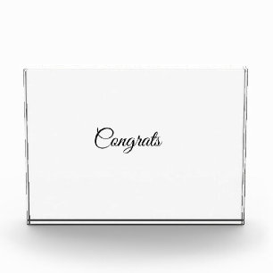 Bloque Para Fotos Felicitaciones mínimas simples agregue su texto no