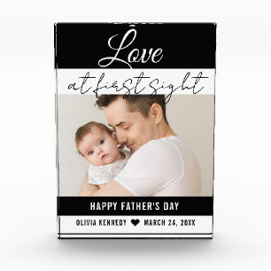 Bloque Para Fotos Feliz 1er Día del Padre Amor a primera vista del b