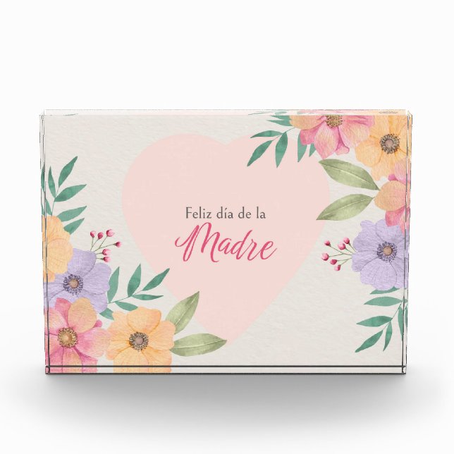 Bloque Para Fotos Feliz día de la madre (Anverso)