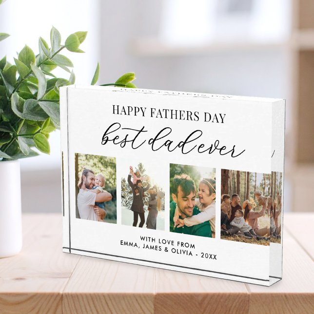 Bloque Para Fotos Feliz Día de los Padres Mejor Papá Nunca (Subido por el creador)