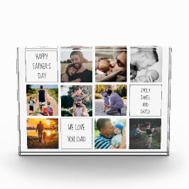 Bloque Para Fotos Feliz Día de los Padres, te queremos collage de fo