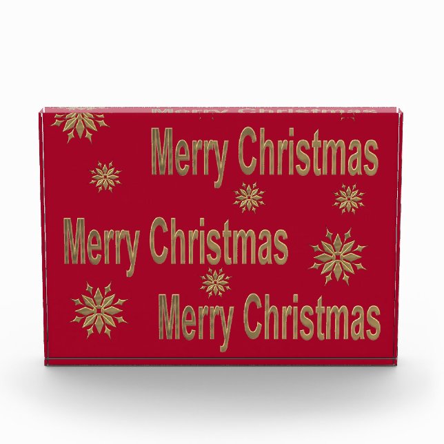 Bloque Para Fotos Feliz Navidad (Anverso)