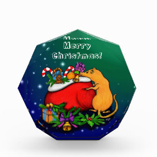 Bloque Para Fotos Feliz Navidad con el príncipe rata