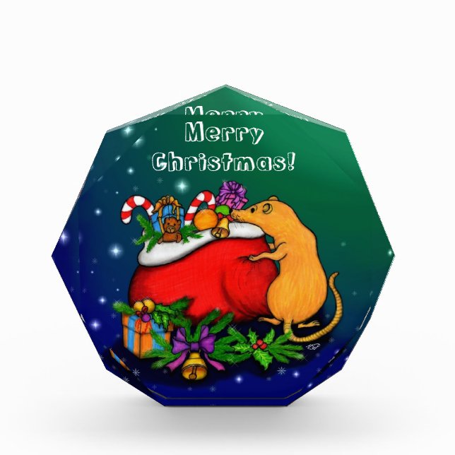 Bloque Para Fotos Feliz Navidad con el príncipe rata (Anverso)