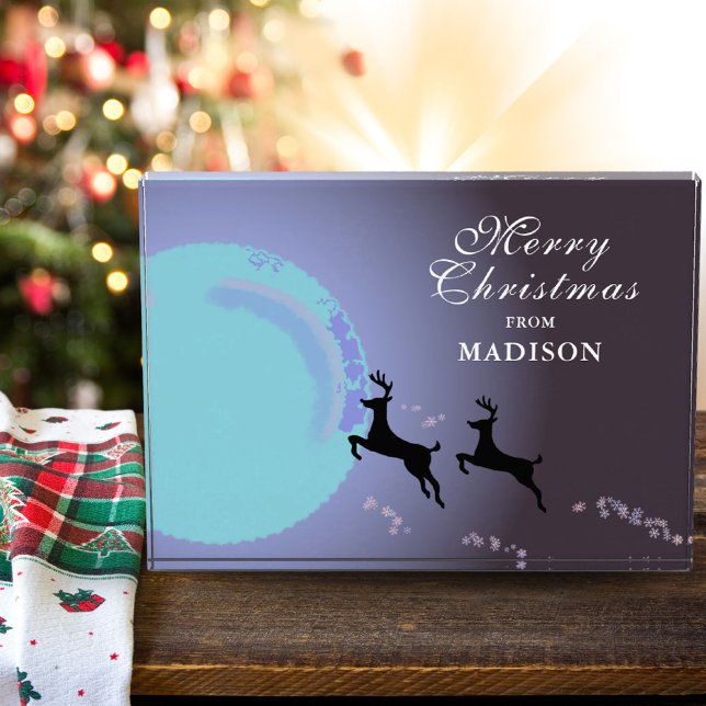 Bloque Para Fotos Feliz Navidad Magnífico reno nombre de la luna (Subido por el creador)