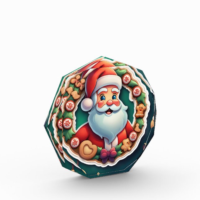 Bloque Para Fotos Feliz Navidad Santa (Izquierda)