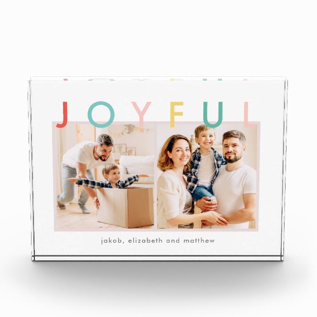 Bloque Para Fotos Festividades alegres vacaciones modernas y sencill (Anverso)