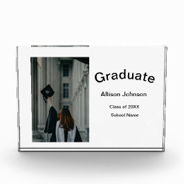 Bloque Para Fotos fiesta de graduación simple y elegante de fotograf