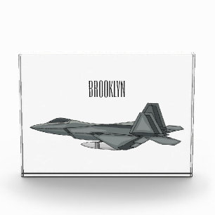 Bloque Para Fotos Fighter aircraft cartoon illustration