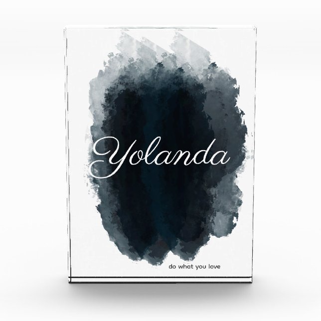 Bloque Para Fotos Firma manuscrita negrita (Anverso)