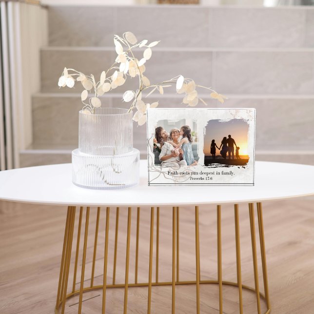 Bloque Para Fotos Floral Abstract with Quote & Bible Verse Photo  (Subido por el creador)