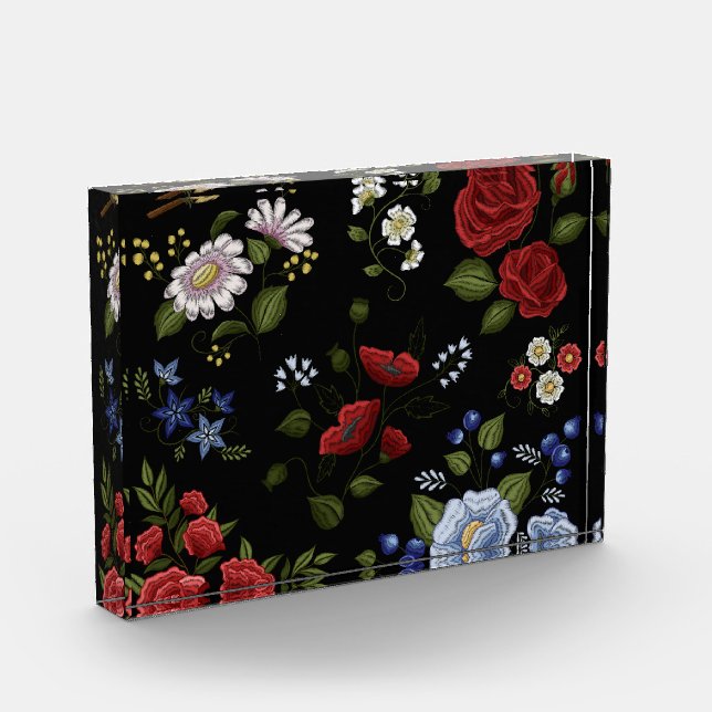 Bloque Para Fotos Flores (Izquierda)