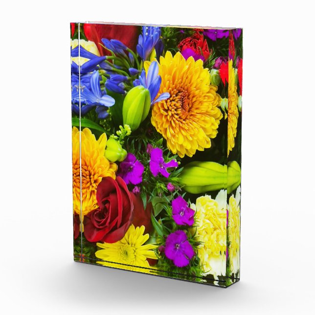 Bloque Para Fotos Flores de colores (Derecha)
