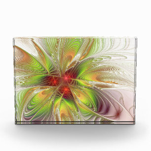Bloque Para Fotos Flores de fantasía fractal blandas y tendientes