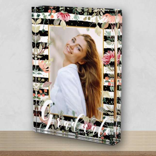 Bloque Para Fotos Flores silvestres en graduado de franjas blancas n (Subido por el creador)