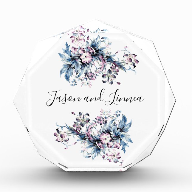 Bloque Para Fotos Flores victorianas elegantes románticas adoradas (Anverso)