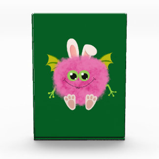 Bloque Para Fotos Fluffy little pink rabbit monster