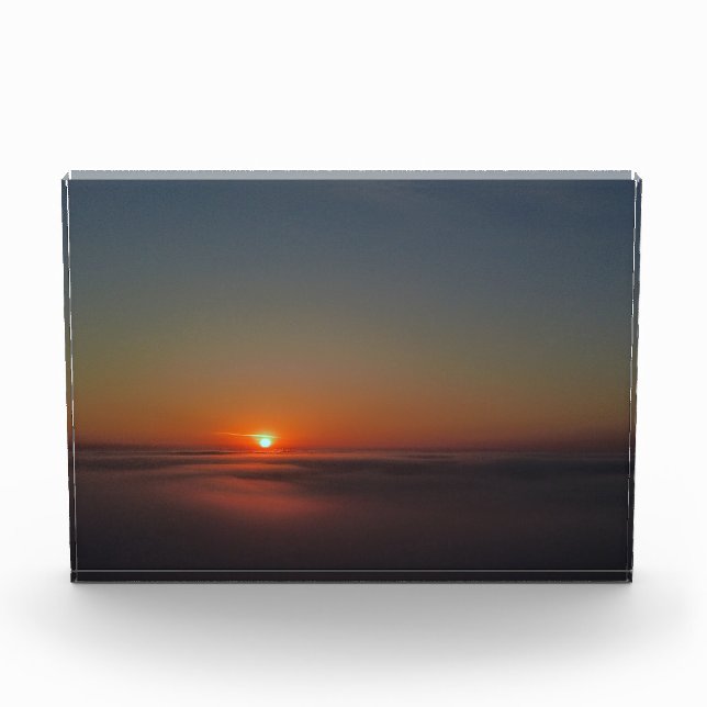 Bloque Para Fotos Foggy Otherworldrise Sunrise (Anverso)