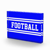 FOOTBALL Divertido Negrita Brillantes franjas de C