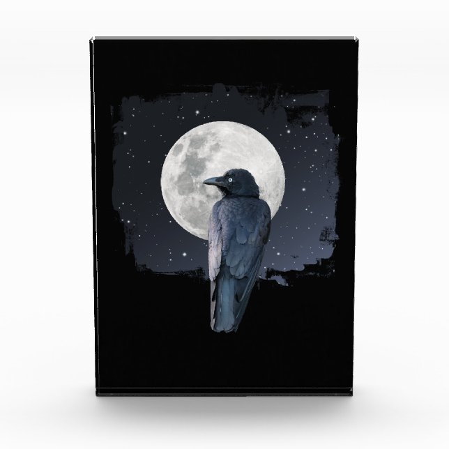 Bloque Para Fotos Forest Raven Cold Moon (Anverso)