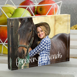 Bloque Para Fotos Forever Friends Cute Love Heart Typography