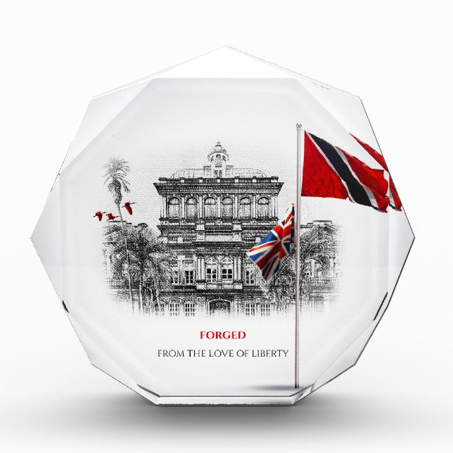 BLOQUE PARA FOTOS FORGED: TRINIDAD Y TOBAGO 8.31.62 (Anverso)