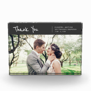 Bloque Para Fotos FotBoda Minimalista moderno Gracias