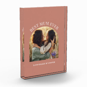 Bloque Para Fotos fotografía tipografía de arco elegante de terracot