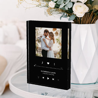 Bloque Para Fotos Fotograma de reproductor de música personalizado