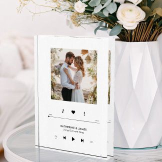 Bloque Para Fotos Fotograma de reproductor de música personalizado