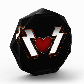 Bloque Para Fotos Fuerte corazón Metalizado